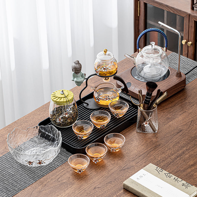 【汀和大福】2023新品!禪意/梅花·銀魚/祥雲創意自動茶具套裝!新店開業,限時下殺!